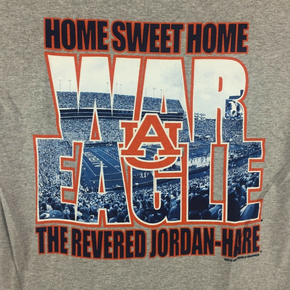 Auburn Tigers T-Shirt Home Sweet Jordan Hare Tee